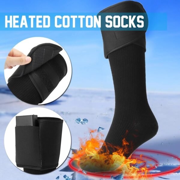 Thermal Heating Socks Winters Hiking Camping Thick Warm Socks For Unisex - Image 5